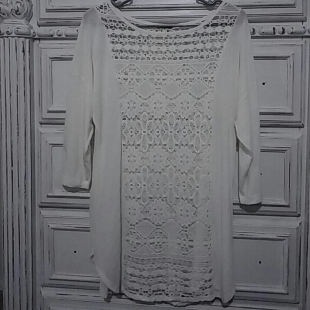 Lily White Lace Bouse